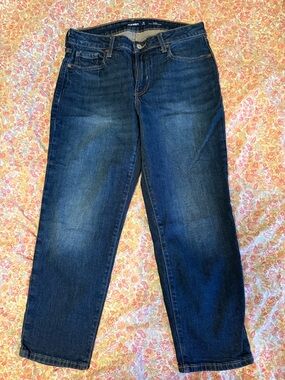 Old Navy Women's Dark Blue Straight Leg Jeans